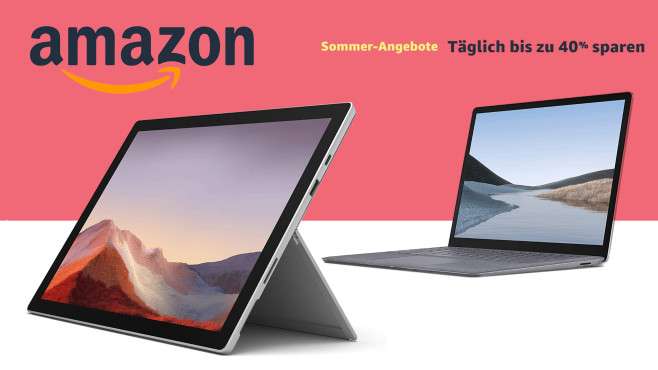 Amazon: Sommer-Angebote  Microsoft Surface stark reduziert