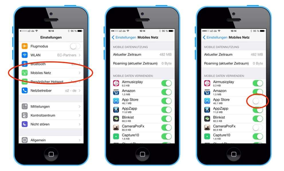 iOS 7: Mobile Daten auf bestimmte Apps beschränken (Tipp)