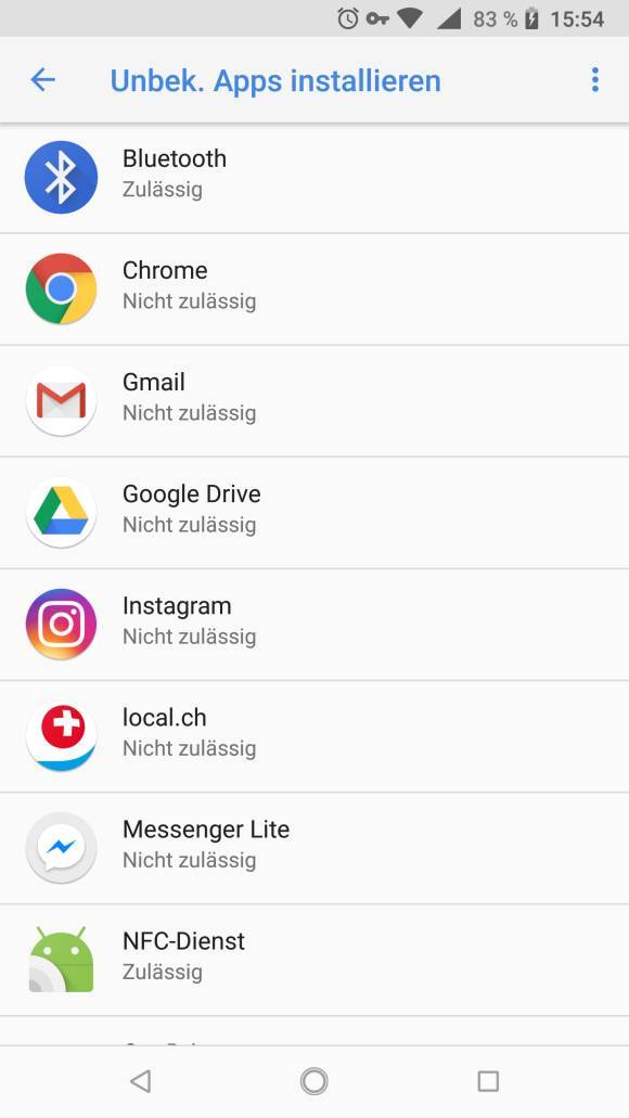Android: Wo ist «Apps aus unbekannten Quellen» hingekommen?