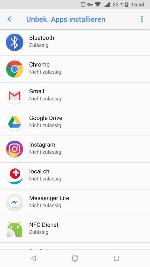 Android: Wo ist «Apps aus unbekannten Quellen» hingekommen?